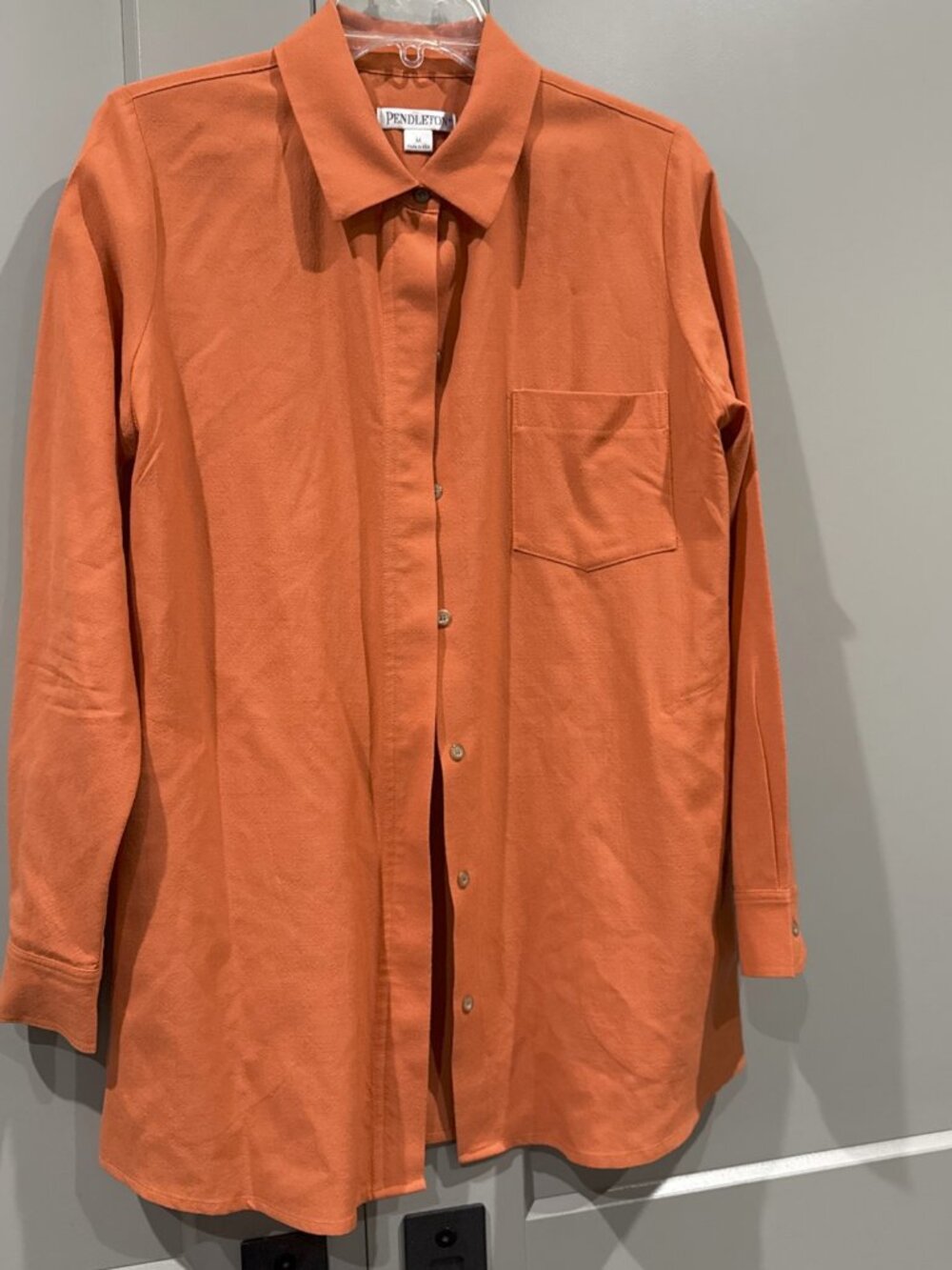 Sz M Vintage Pendleton Wool Shirt Red - Stored In Cedar Closet